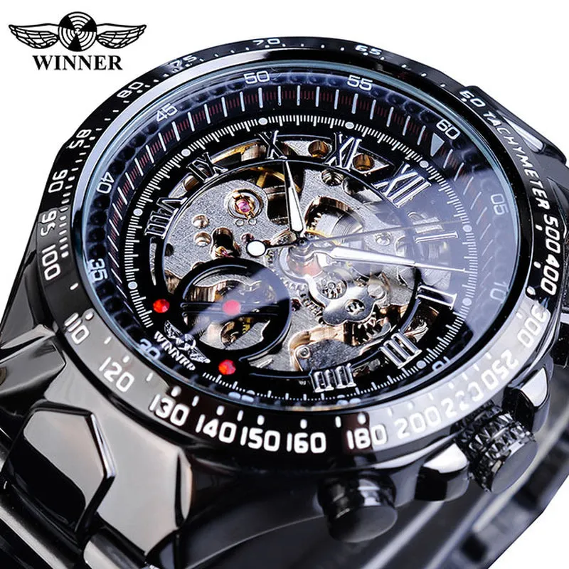 Montre Homme Automatic Skeleton Watch