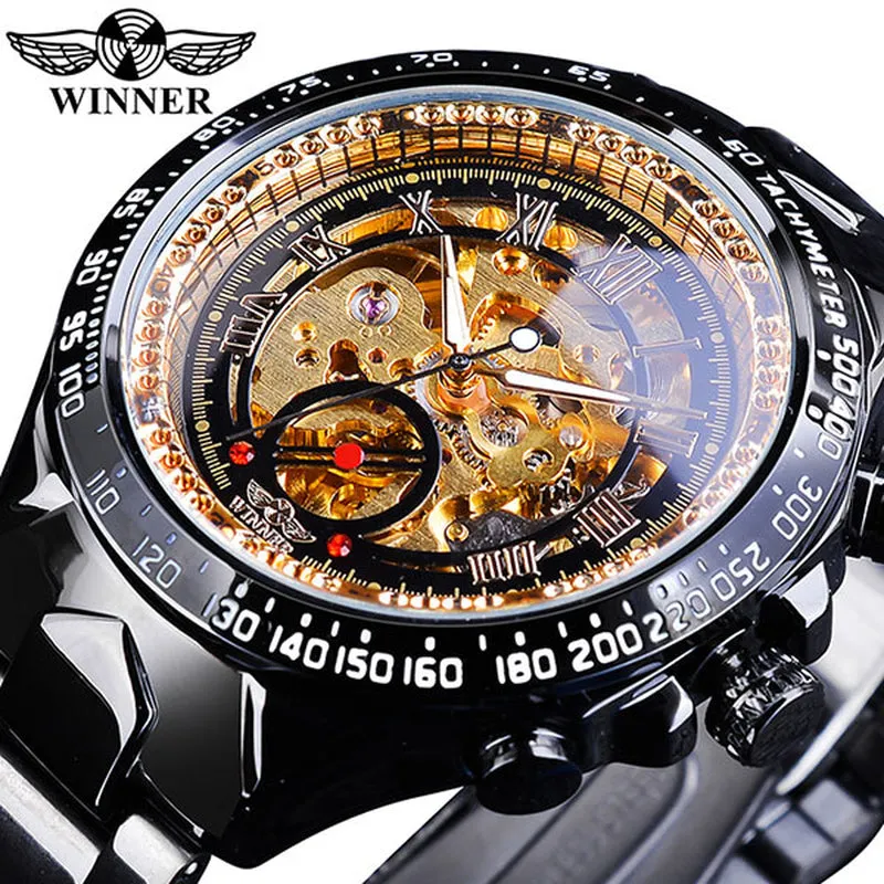 Montre Homme Automatic Skeleton Watch