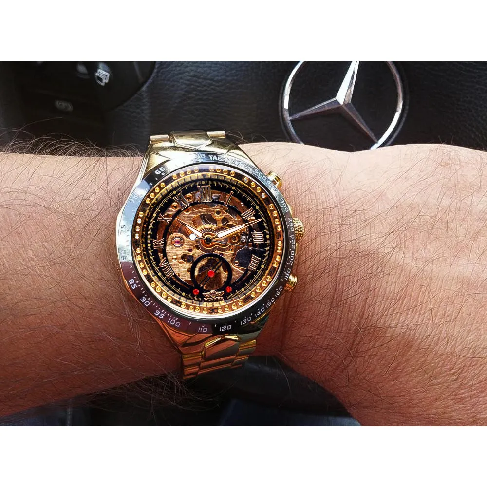 Montre Homme Automatic Skeleton Watch