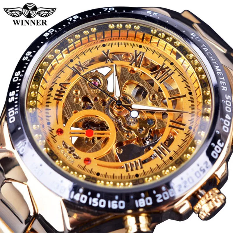 Montre Homme Automatic Skeleton Watch
