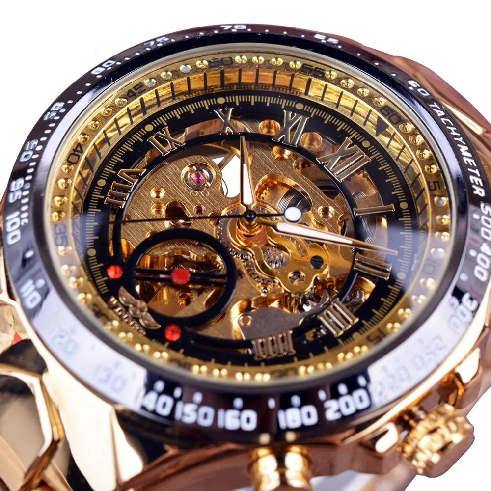 Montre Homme Automatic Skeleton Watch