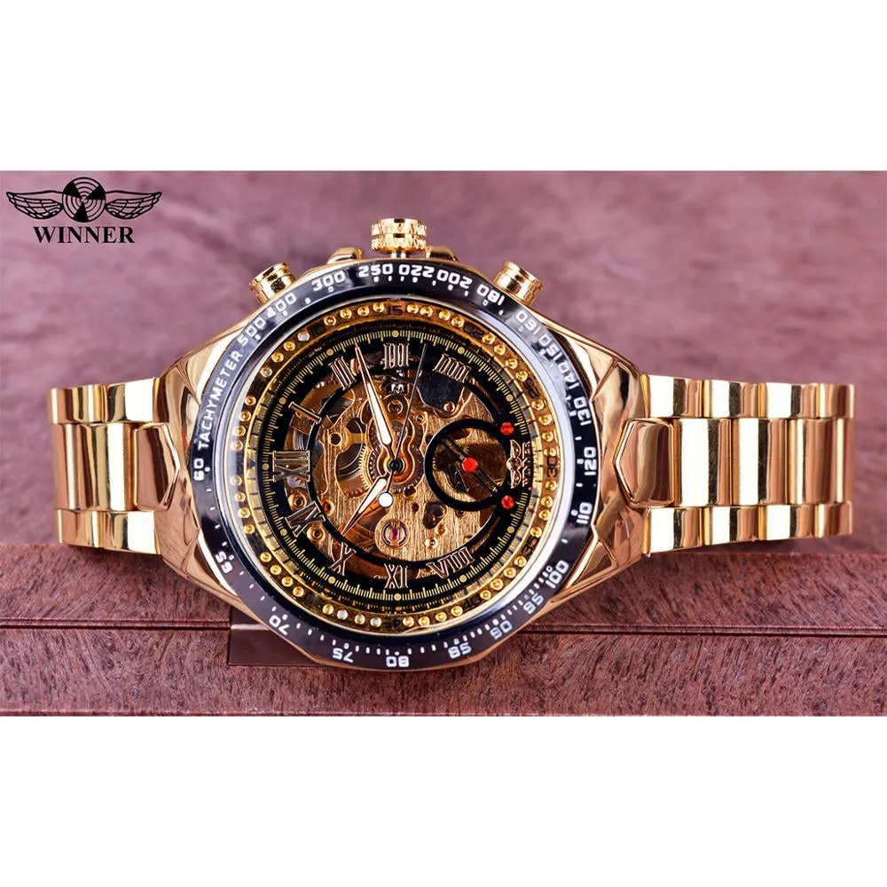 Montre Homme Automatic Skeleton Watch