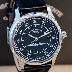 MUHLE GLASHUTTE AOPA Aerosport Limited Edition Watch M1-37-34-401 Automatic Wristwatch - ALL Original BOX & Papers!