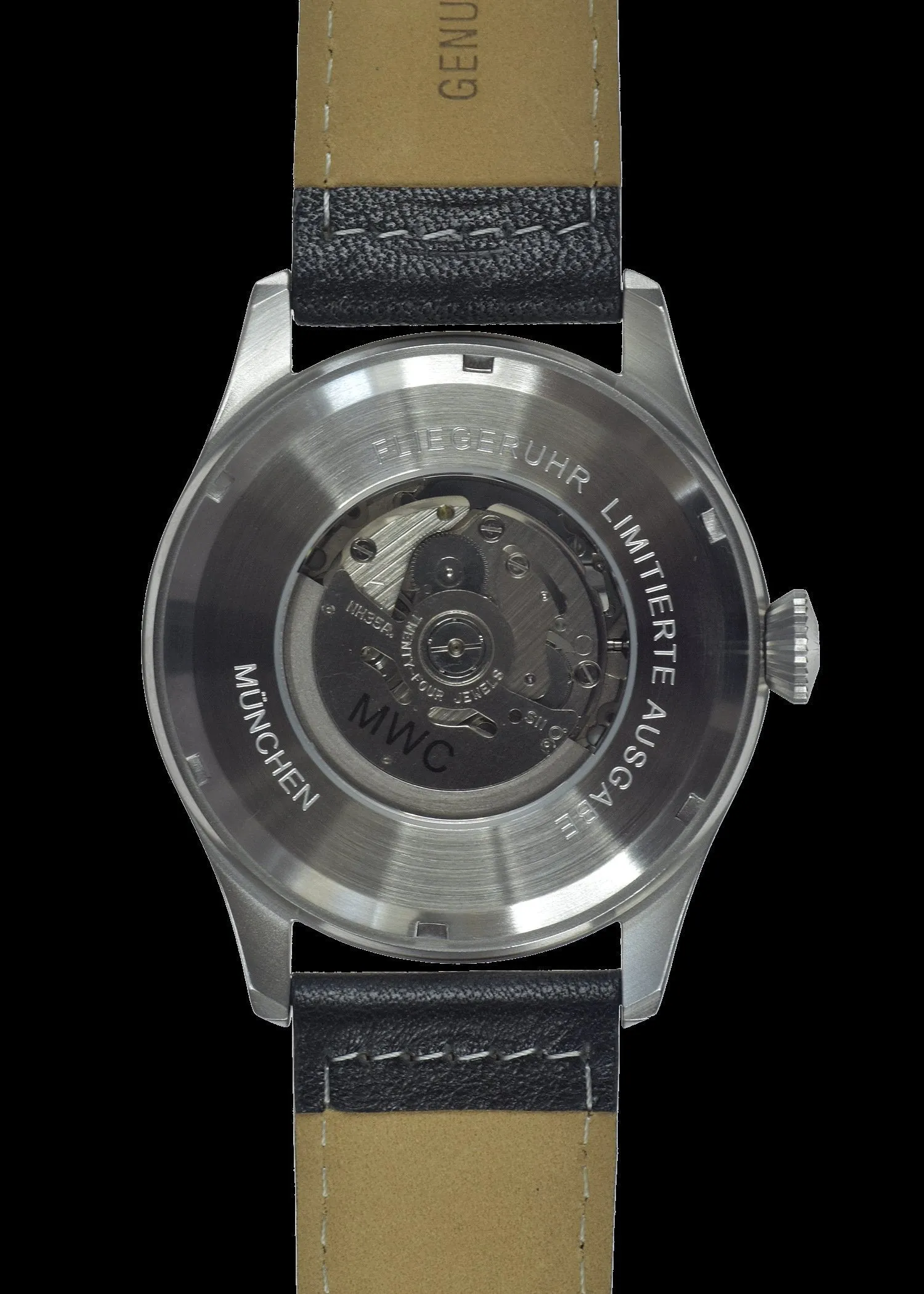 MWC 1940s Pattern Classic 46mm Limited Edition XL Military Pilots Watch  - 2018 to 2021 Model Reduced to Clear