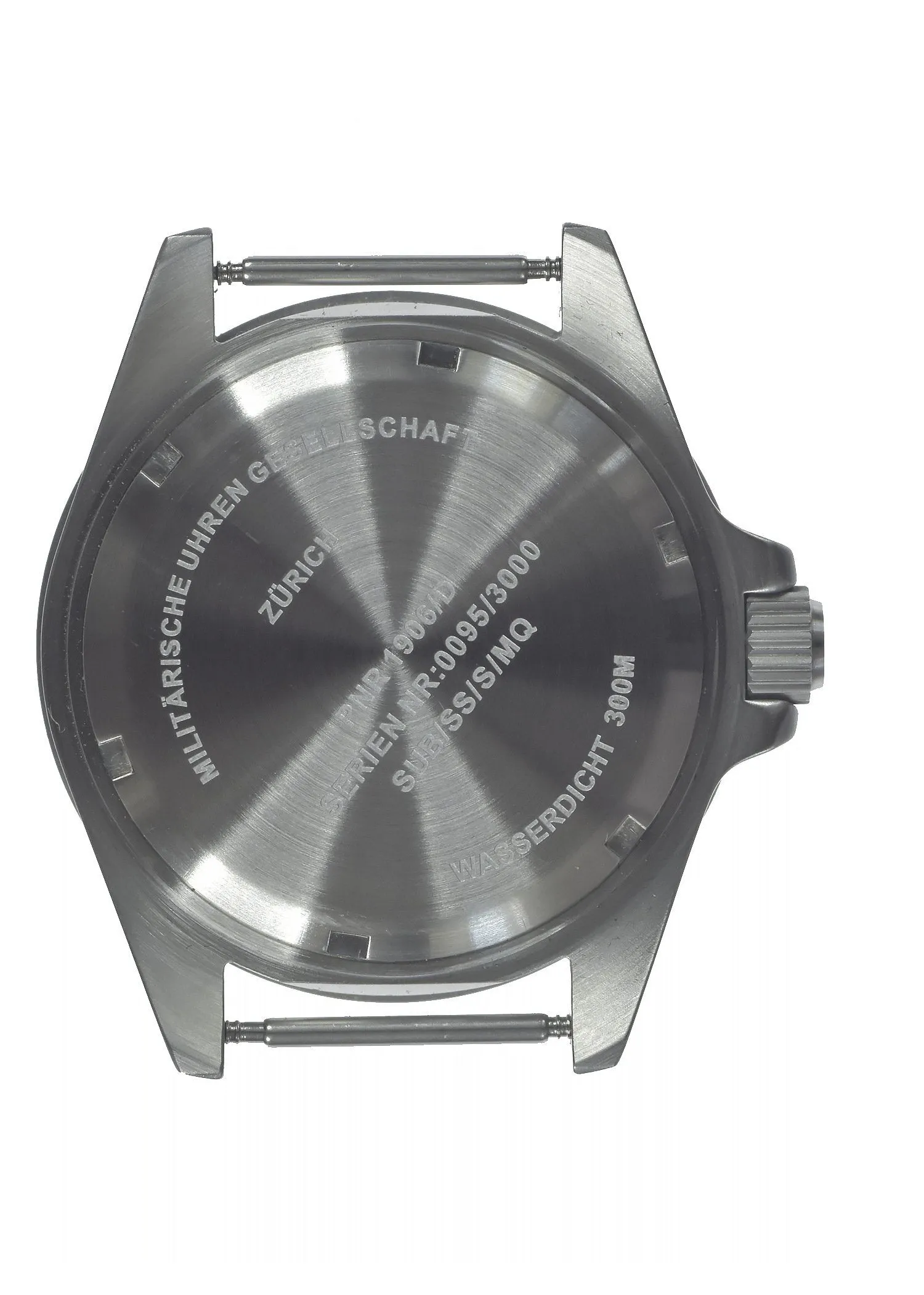 MWC 300m / 1000ft Stainless Steel Hybrid Military Divers Watch with Sweep Secondhand