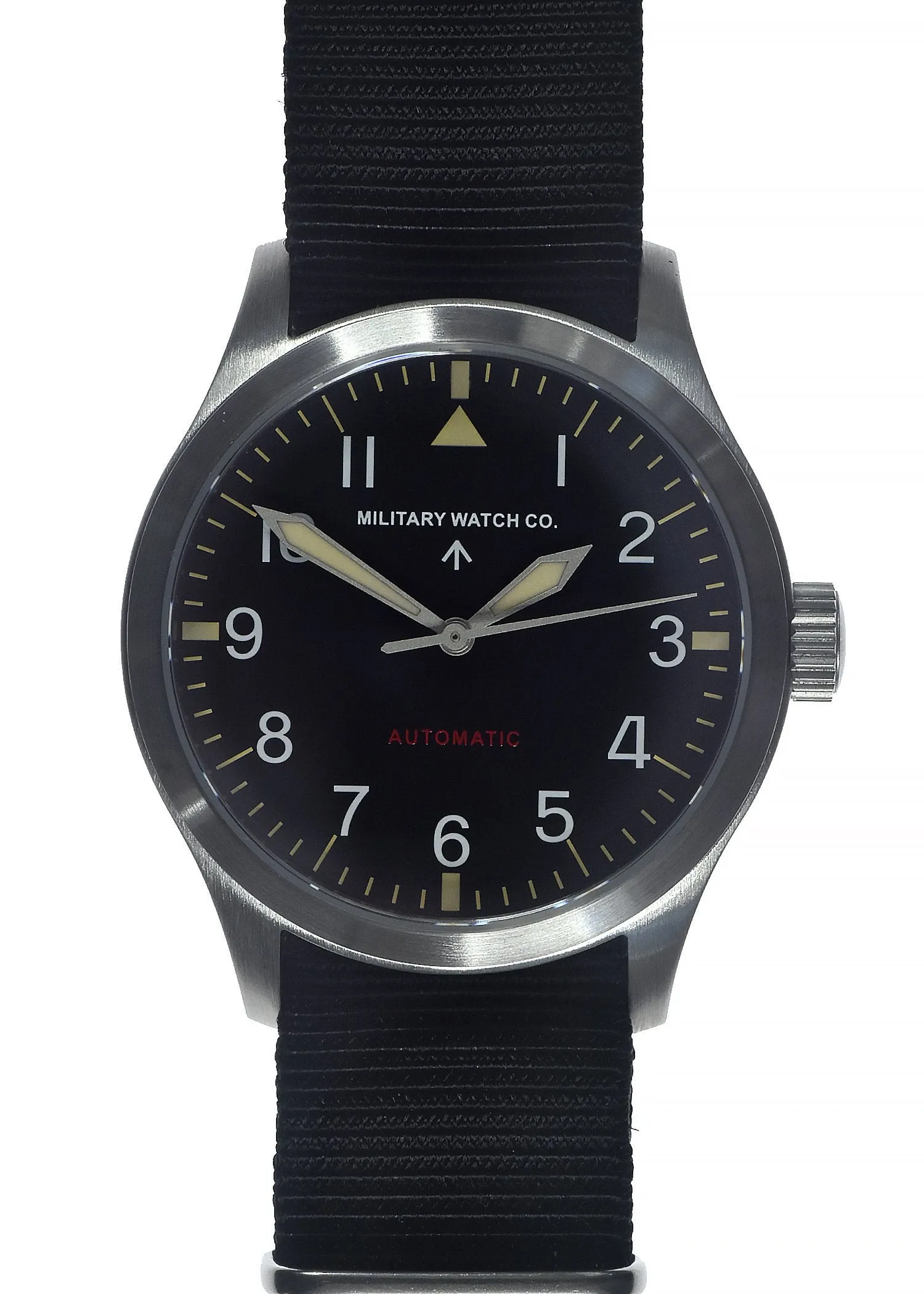 MWC Mk III Stainless Steel 1950's Pattern 100m Water Resistant Automatic Military Watch with Sapphire Crystal (1979 Remake)