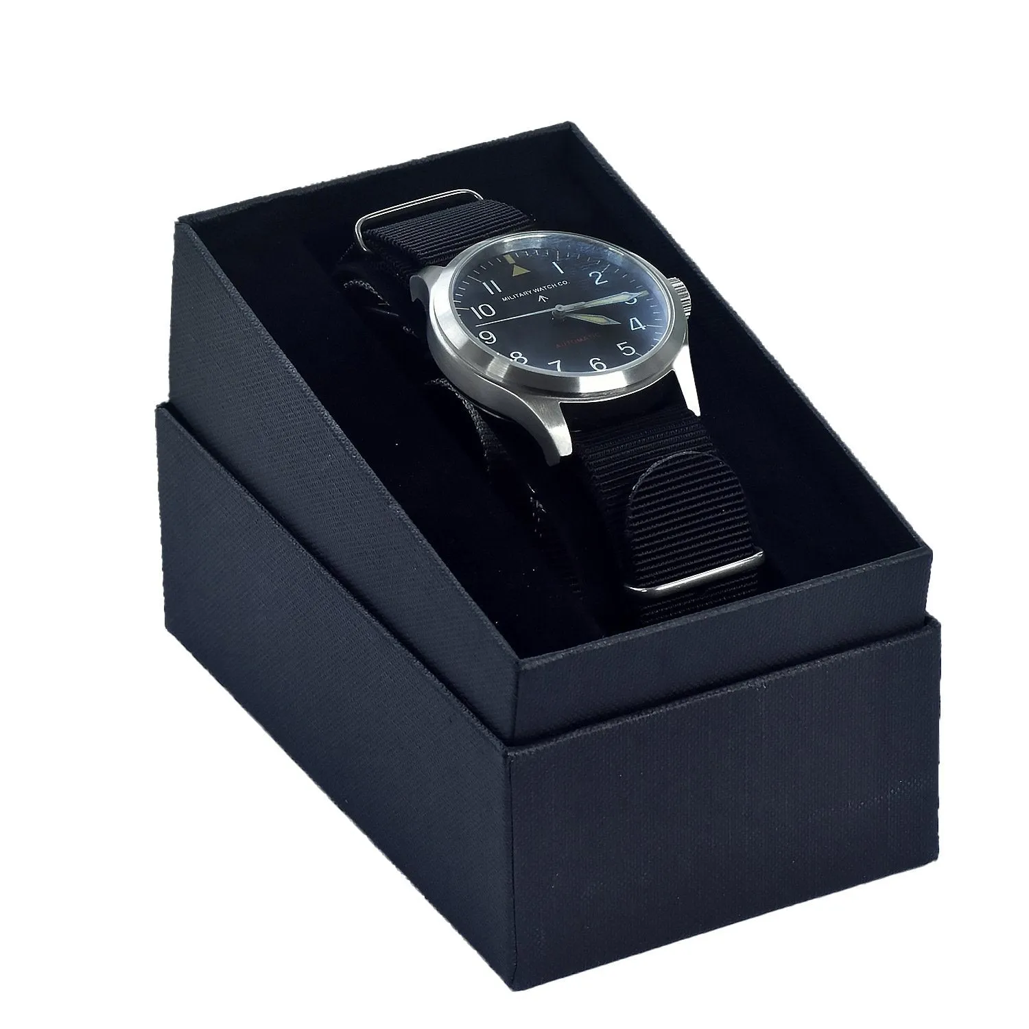 MWC Mk III Stainless Steel 1950's Pattern 100m Water Resistant Automatic Military Watch with Sapphire Crystal (1979 Remake)