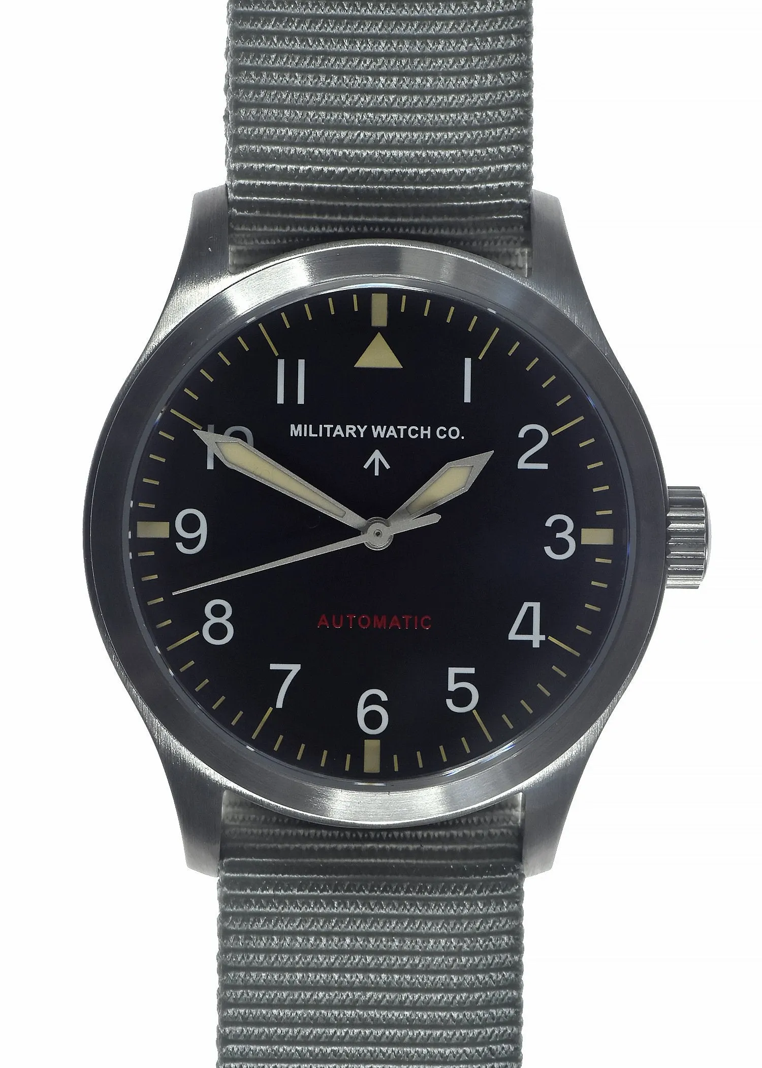 MWC Mk III Stainless Steel 1950's Pattern 100m Water Resistant Automatic Military Watch with Sapphire Crystal (1979 Remake)