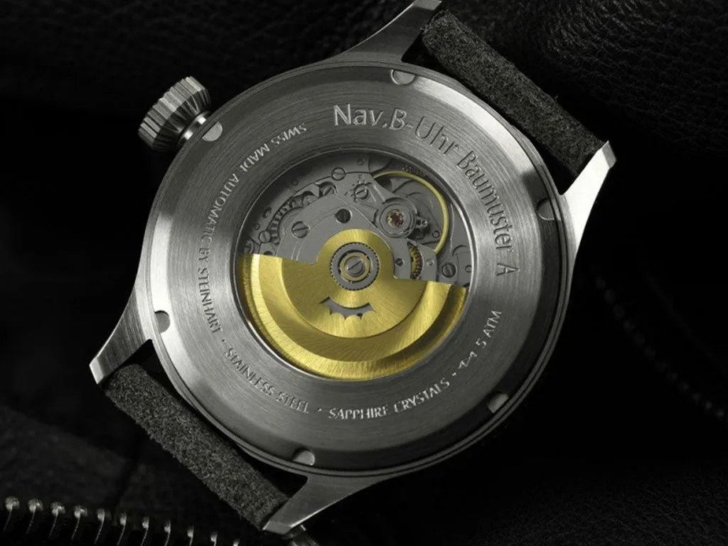 Nav B-Uhr 44 Date Vintage Grey