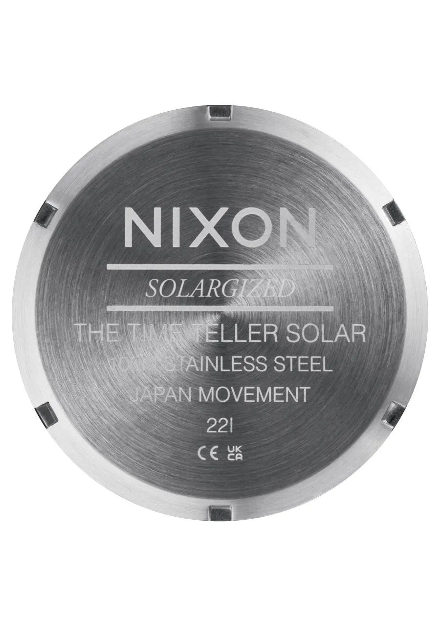 Nixon "Time Teller Solar" Watch in 4 Color Combinations
