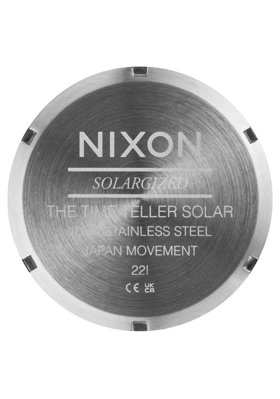 Nixon "Time Teller Solar" Watch in 4 Color Combinations