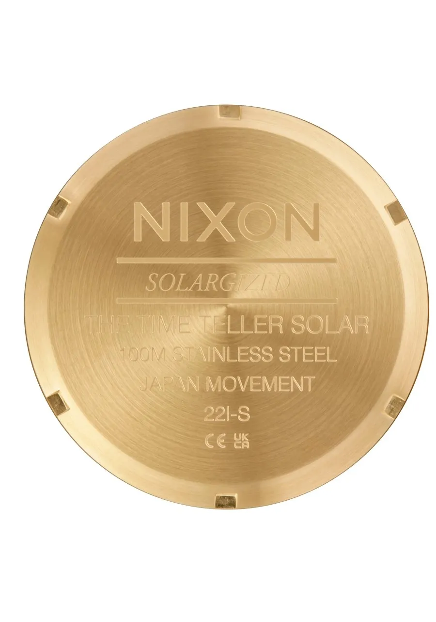 Nixon "Time Teller Solar" Watch in 4 Color Combinations
