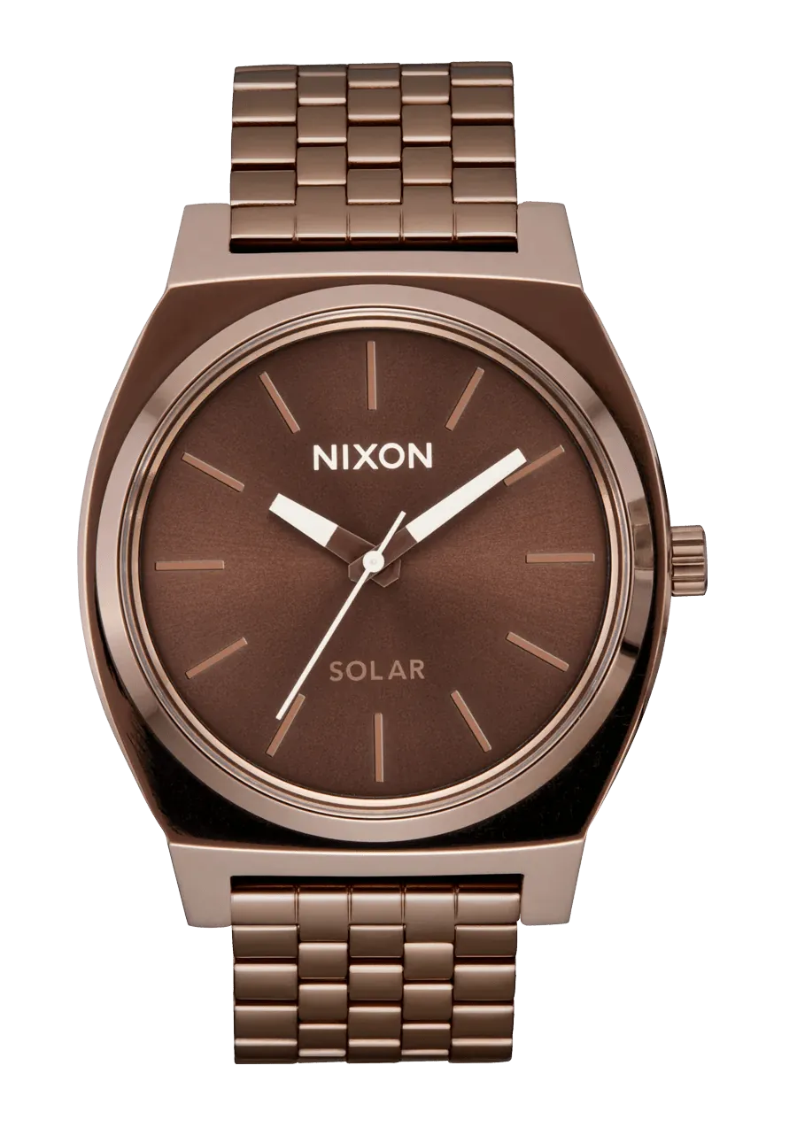 Nixon "Time Teller Solar" Watch in 4 Color Combinations
