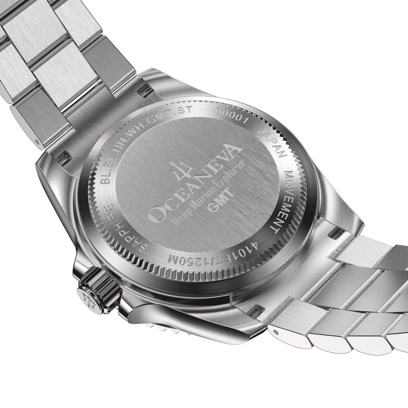 Oceaneva Automatic GMT Watch - Deep Marine Explorer Diver Watch
