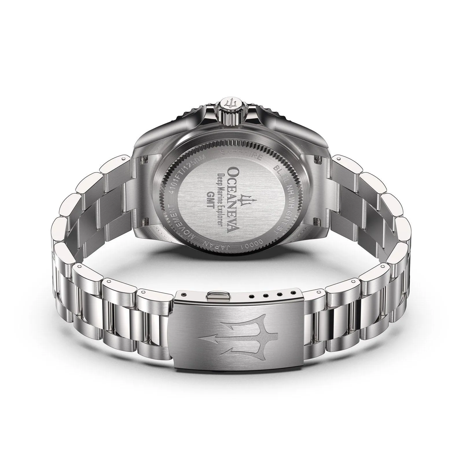 Oceaneva Automatic GMT Watch - Deep Marine Explorer Diver Watch