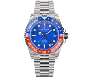 Oceaneva™ Deep Marine Explorer GMT Automatic 1250M Men's Watch