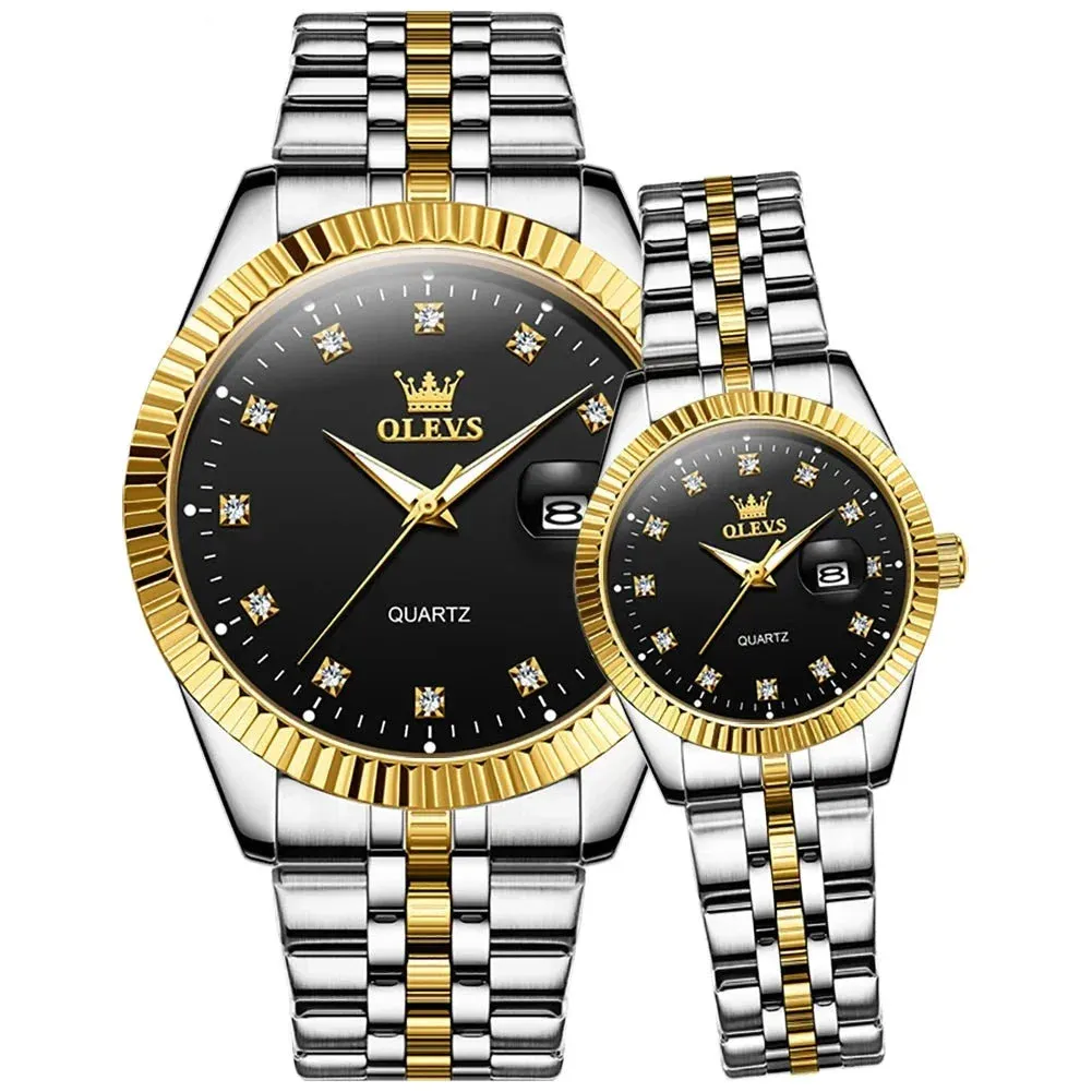 OLEVS® Couple Luxury Watch