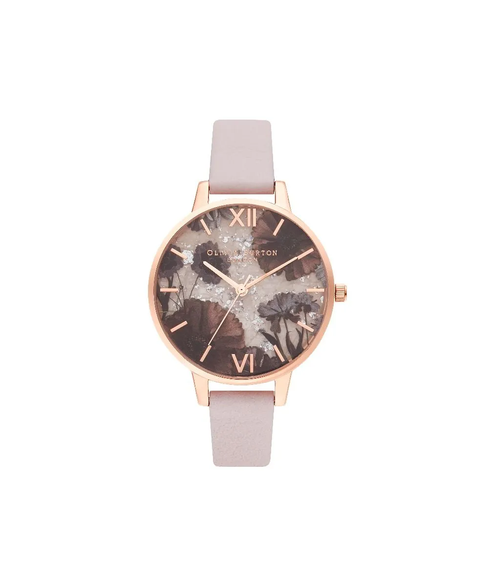 Olivia Burton Rose Quartz Celestial Flower Watch