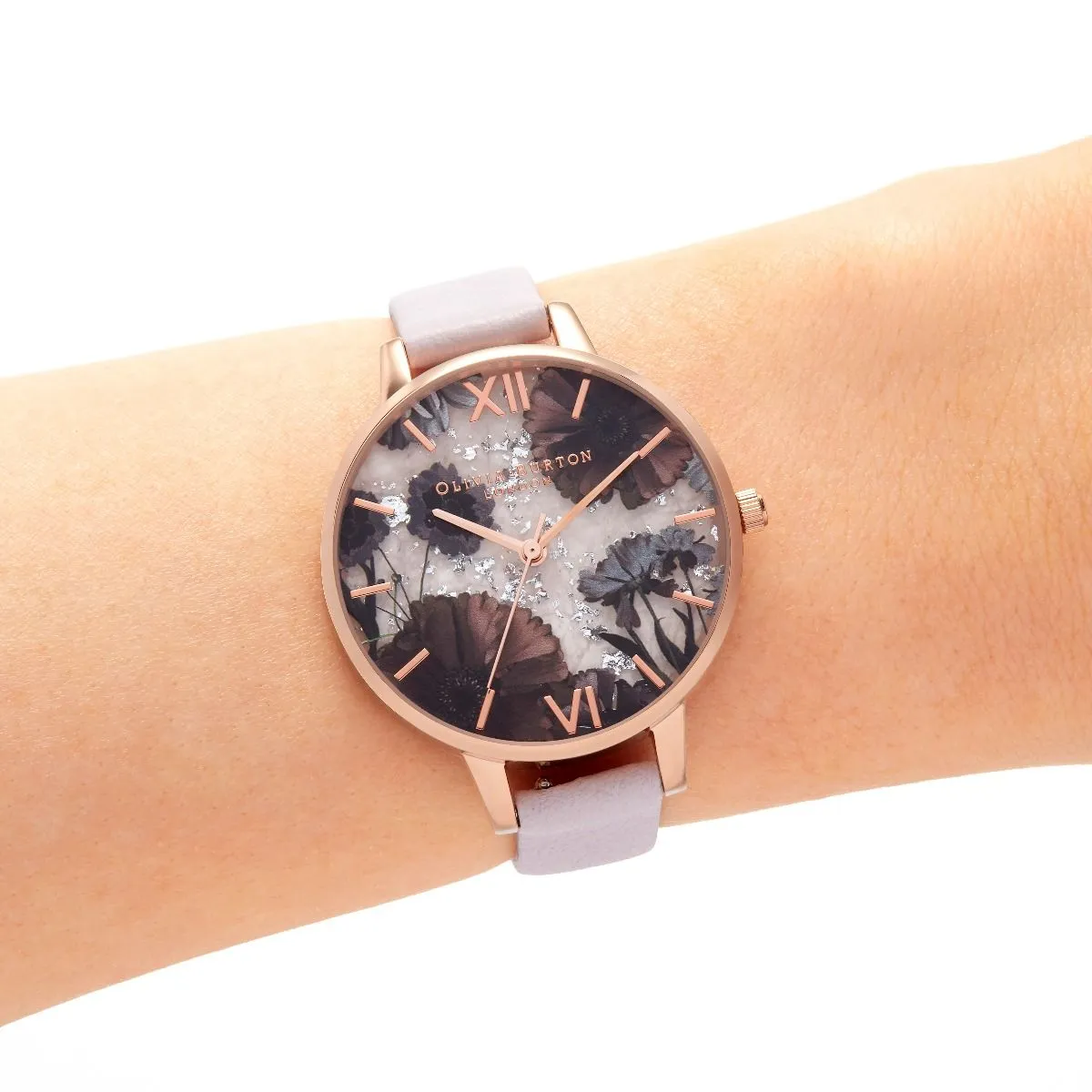 Olivia Burton Rose Quartz Celestial Flower Watch
