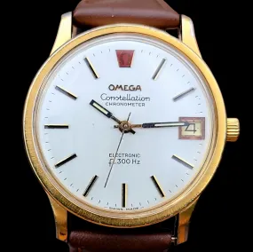 OMEGA Constellation Chronometer Electronic F300Hz Tuning Fork Watch