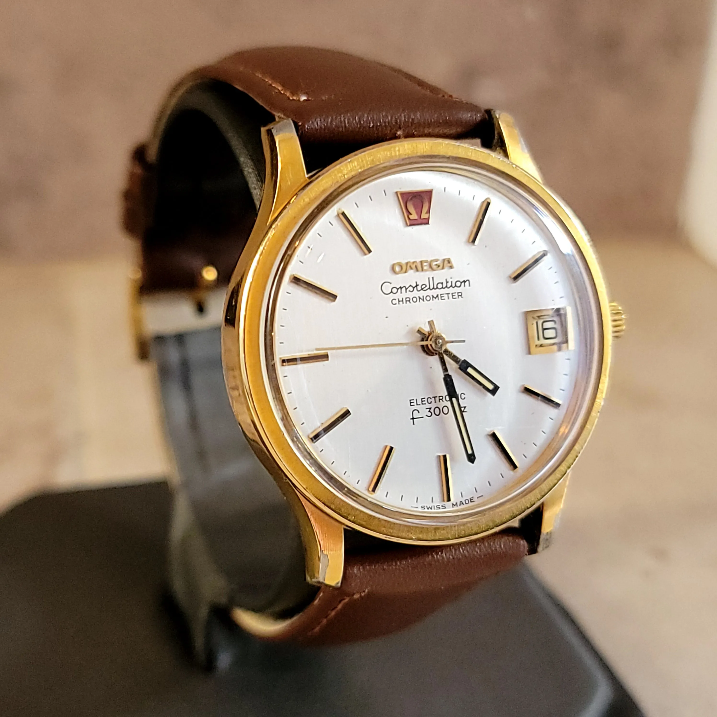 OMEGA Constellation Chronometer Electronic F300Hz Tuning Fork Watch