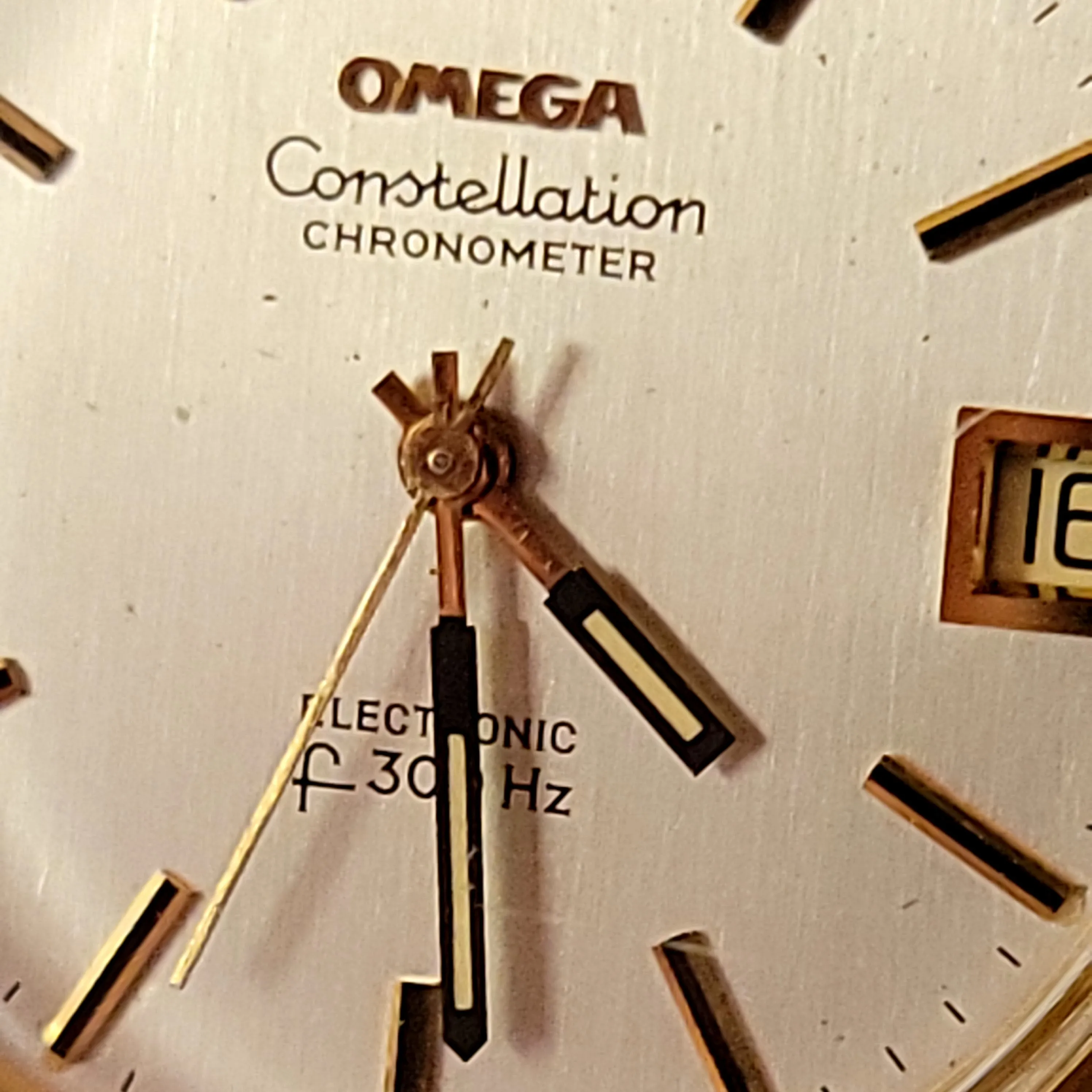 OMEGA Constellation Chronometer Electronic F300Hz Tuning Fork Watch