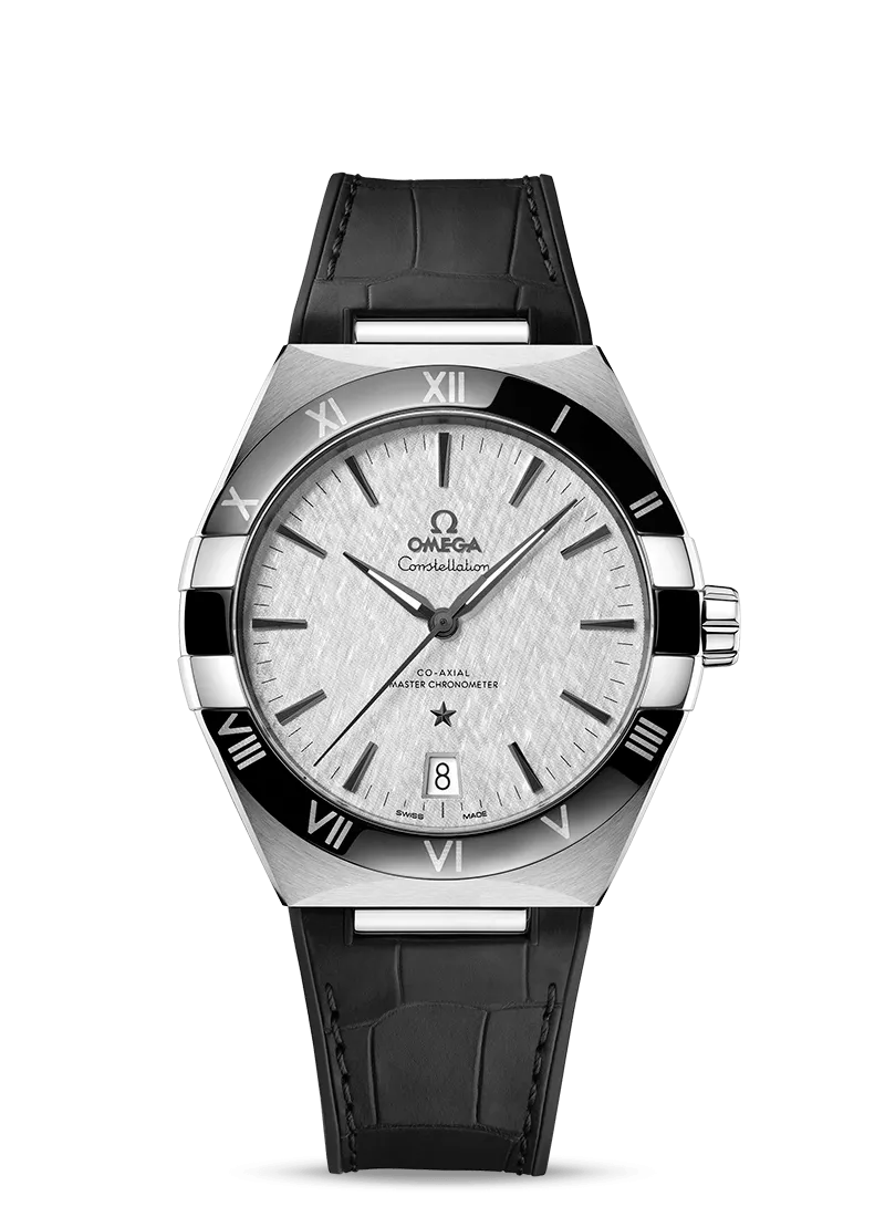 Omega Constellation Co-Axial Master Chronometer 41mm Steel on Leather Strap 131.33.41.21.06.001