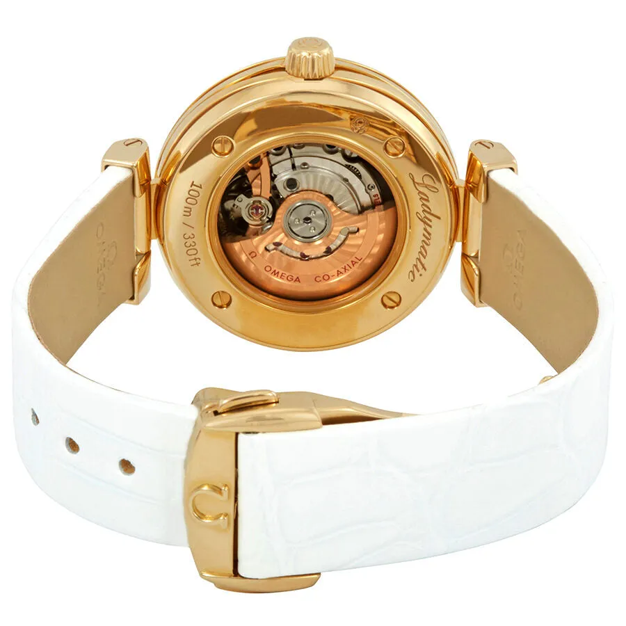 Omega De Ville Ladymatic Diamond Yellow Gold Ladies Watch 42563342055002 425.63.34.20.55.002