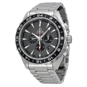 Omega Sea Master Aqua Terra Chronograph GMT Grey Dial Men's Watch 23110445206001 231.10.44.52.06.001