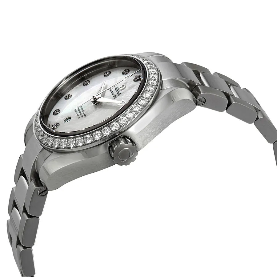 Omega Seamaster Aqua Terra Automatic Chronometer Diamond Ladies Watch 23115342055002 231.15.34.20.55.002