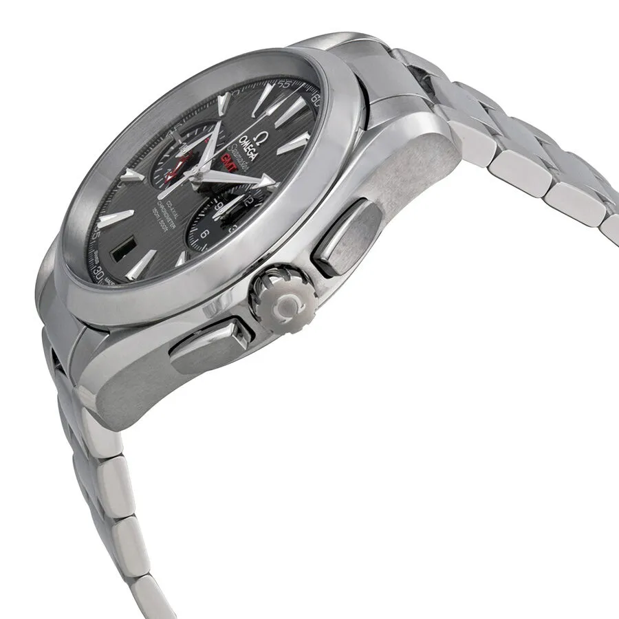 Omega Seamaster Aqua Terra Chronograph GMT Automatic Chronometer Grey Dial Men's Watch 23110435206001 231.10.43.52.06.001