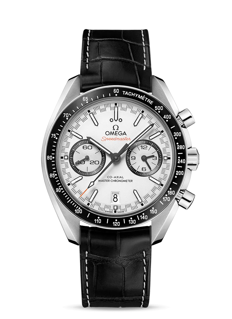 Omega Speedmaster Racing Co‑Axial Chronometer Chronograph 44.25mm Steel on Leather Strap 329.33.44.51.04.001