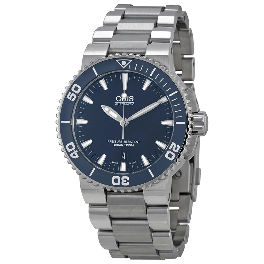 Oris Aquis Blue Dial Men's Watch 733-7653-4155MB 01 733 7653 4155-07 8 26 01PEB