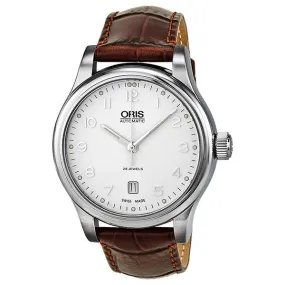 Oris Classic Date Automatic White Dial Stainless Steel Men's Watch 01 733 7594 4091 07 5 20 12