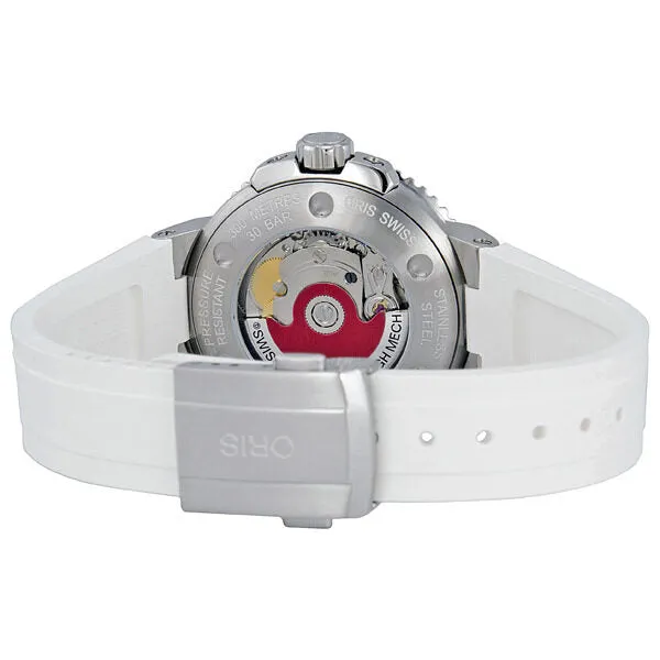 Oris Divers Date Automatic White Dial Ladies Watch 01 733 7652 4191 07 01 733 7652 4191-07 4 18 31