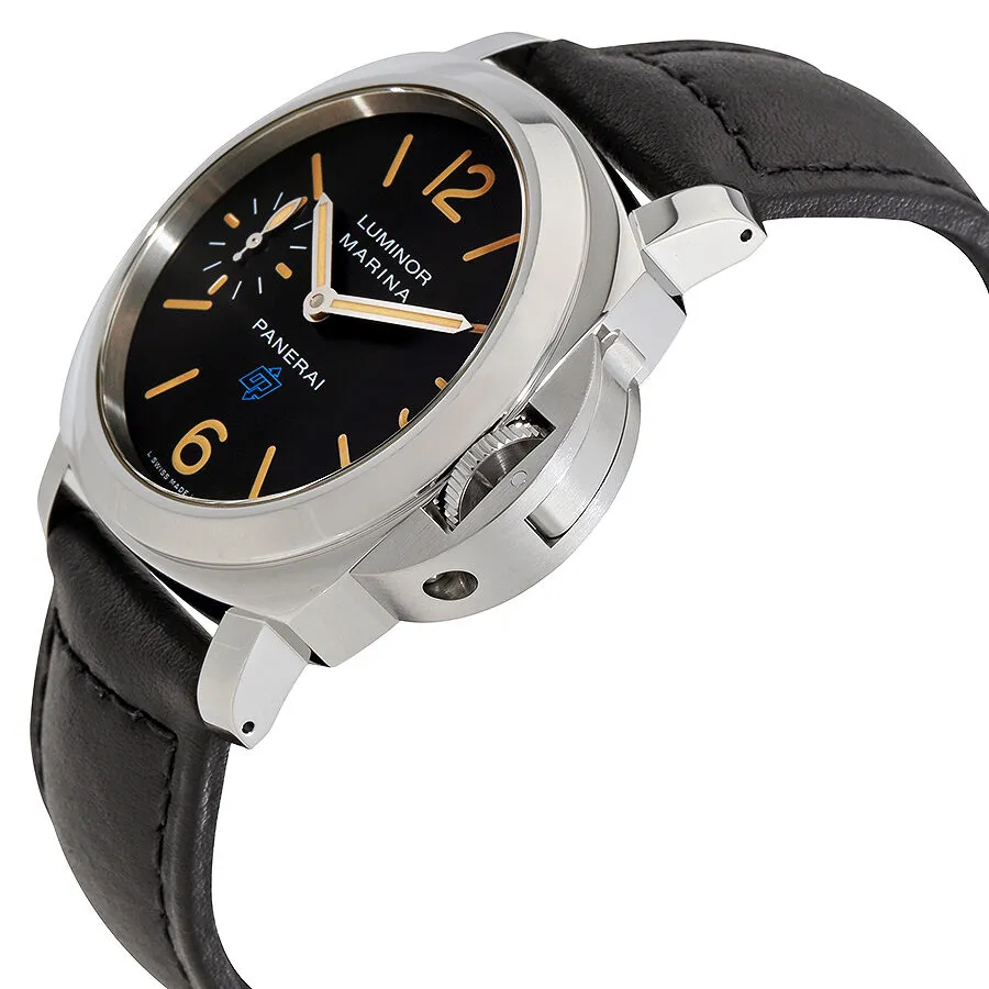Panerai Luminor Marina Hand Wound Black Dial Men's Watch PAM00631