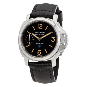 Panerai Luminor Marina Hand Wound Black Dial Men's Watch PAM00631