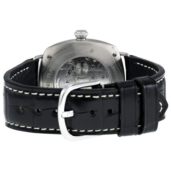 Panerai Radiomir Titanium Black Dial Leather Mechanical Men's Watch PAM00338