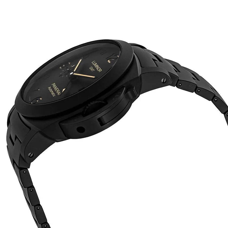 Panerai Tuttonero Luminor GMT Automatic Black Dial Men's Watch PAM01438