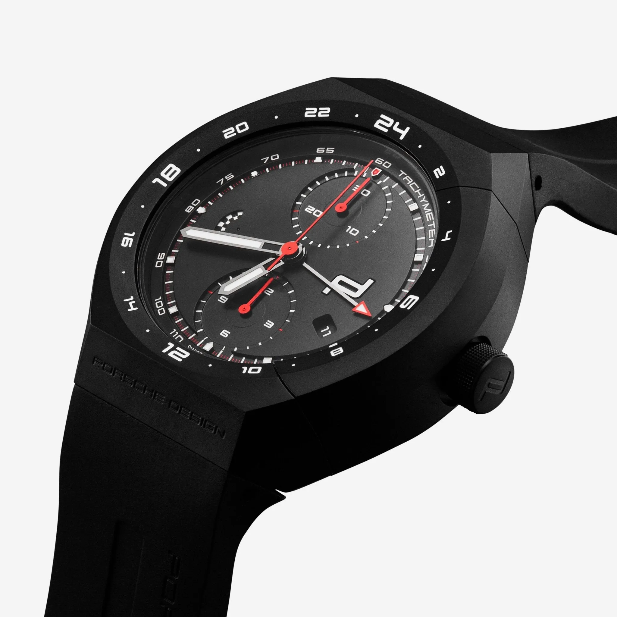 Porsche Monobloc Actuator GMT Chronograph Titanium Men's Automatic Watch 6030.6.01.007.05.2
