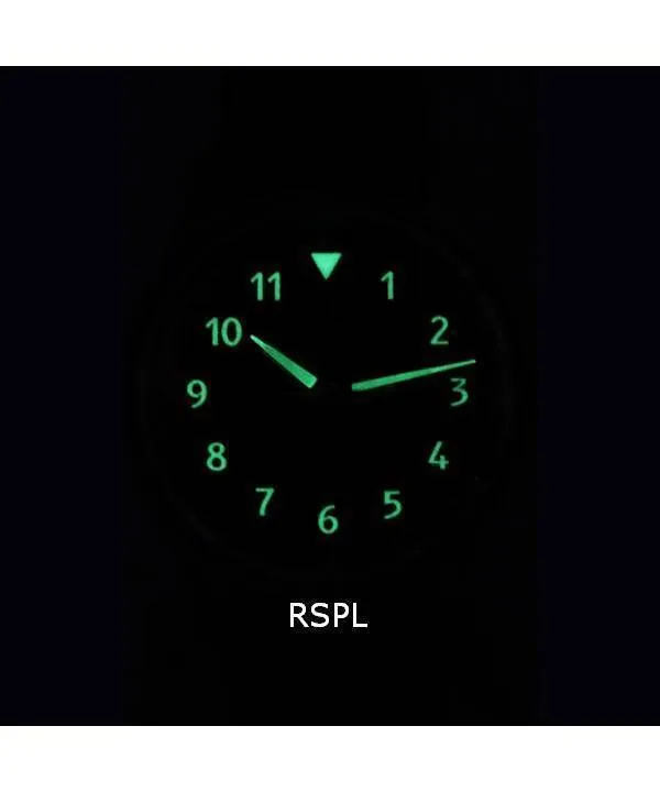 Ratio Skysurfer Pilot Black Sunray Dial Leather Automatic RTS305 200M Mens Watch