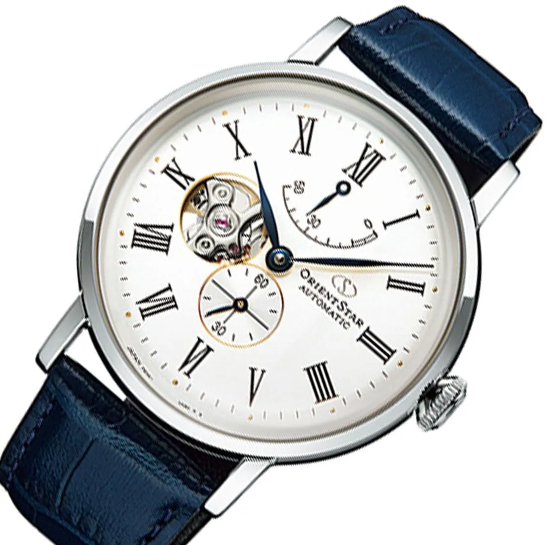 RE-AV0007S RE-AV0007S00B Orient Star Automatic Open Heart Mens Watch