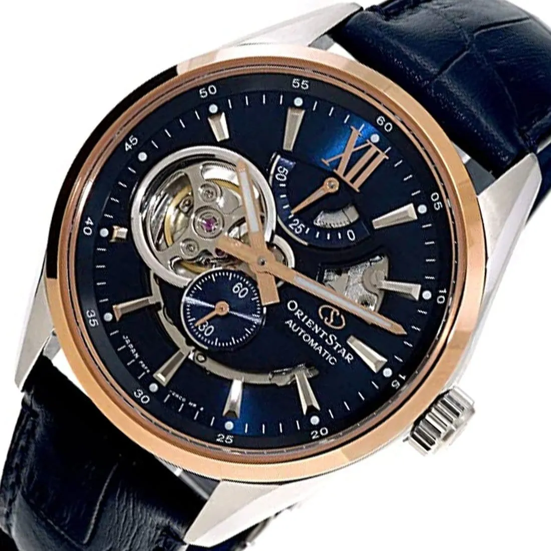 RE-AV0111L RE-AV0111L00B Orient Star Automatic 100M Leather Male Watch