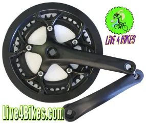 Road bike / City bike Square Taper  Crankset  52-42T 170mm w/ Chainguard - Live 4 Bikes