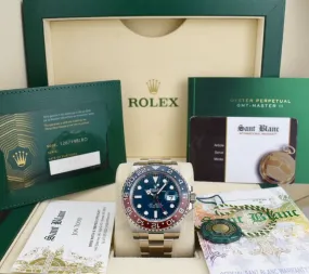 ROLEX - 18kt White Gold GMT Master II "Pepsi" Blue Dial 126719BLRO