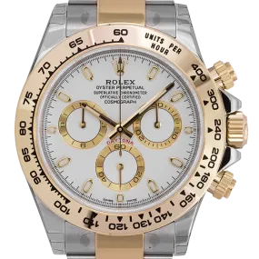 Rolex Cosmograph Daytona Bimetal Steel & Yellow Gold White Dial 116503