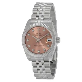 Rolex Datejust Lady 31 Pink Dial Stainless Steel Jubilee Bracelet Automatic Watch 178274PDJ
