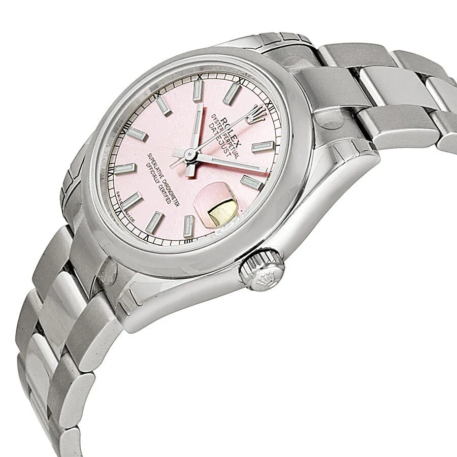 Rolex Datejust Lady 31 Pink Dial Stainless Steel Oyster Bracelet Automatic Watch 178240PSO