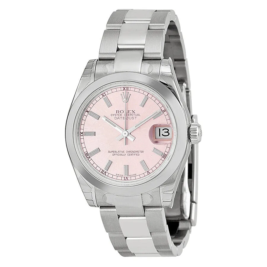 Rolex Datejust Lady 31 Pink Dial Stainless Steel Oyster Bracelet Automatic Watch 178240PSO