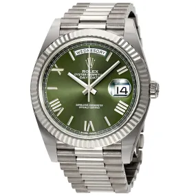 Rolex Day-Date Automatic 18 Carat White Gold President Men's Watch 228239GNSRP